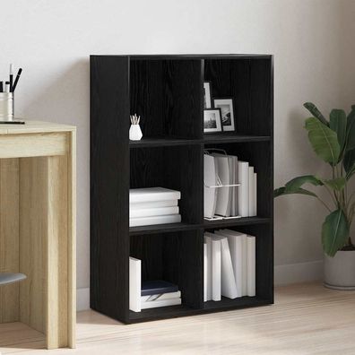 vidaXL Bücherregal Braun Eichen-Optik 66x30x98 cm Holzwerkstoff