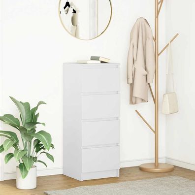 vidaXL Sideboard Weiß 37,5x35x99 cm Holzwerkstoff