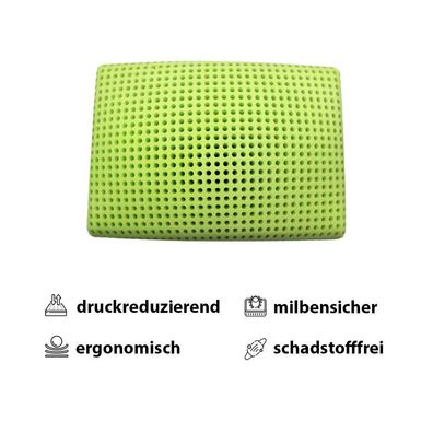 MAPE Duft-/Campingkissen geruchslos 13 cm + Gratis Überzug aus 100% Baumwolle 0438