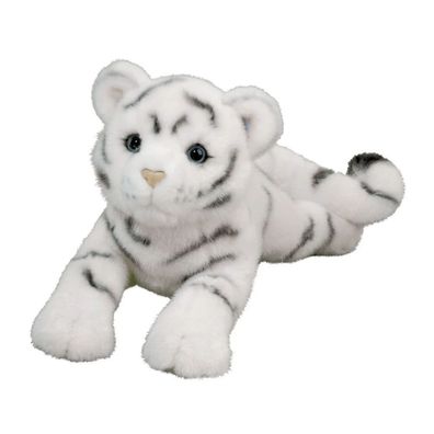 Weißer Tiger Zahara DLux Plüschtier Stofftier Kuscheltier L=50 cm H= 24 cm weiß