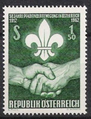 Österreich Nr.1122 * * Pfadfinder 1962, postfrisch
