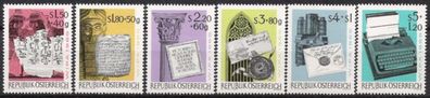 Österreich Nr.1184/89 * * Briefmarkenausstellung WIPA 1965, postfrisch