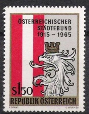 Österreich Nr.1196 * * 50 Jahre Städtebund 1965, postfrisch