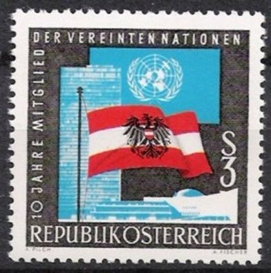 Österreich Nr.1197 * * UNO Mitglied 1965, postfrisch