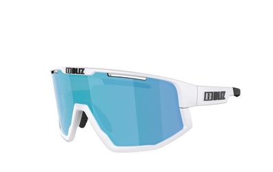 BLIZ Sonnenbrille Fusion small matt white smoke&blue mirror