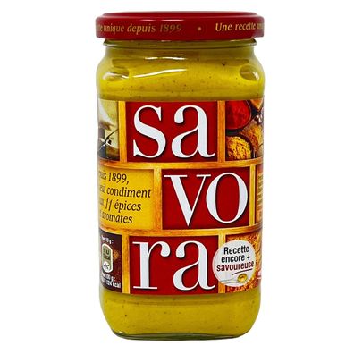 Savora Milder Senf: Französische Delikatesse im Glas – Genuss pur!
