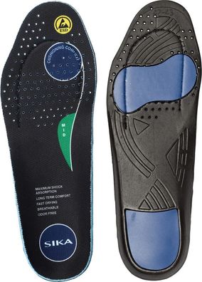 Sika Einlegesohle Ultimate FootFit Medium Schwarz