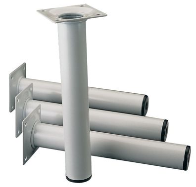 Möbelfuß weißalu.30mm H.800mm Platte Element SYSTEM