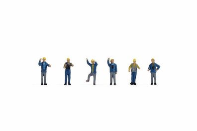 Noch Spur N 36279 Figuren-Set Rangierer - Epoche III & IV 1:160