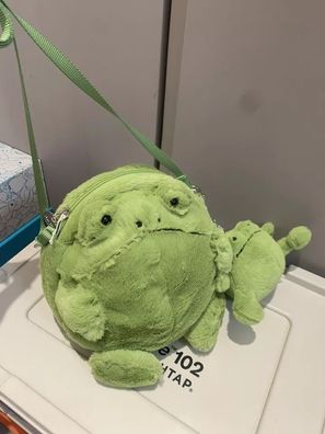 Jellycat rlcky raln frog bag crossbody benefits charity neu