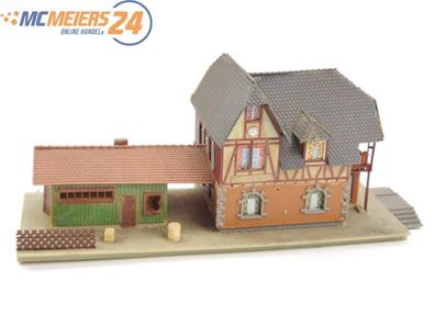 Faller H0 Gebäude Bahnhof mit Lagerhalle "Burgdorf" E488