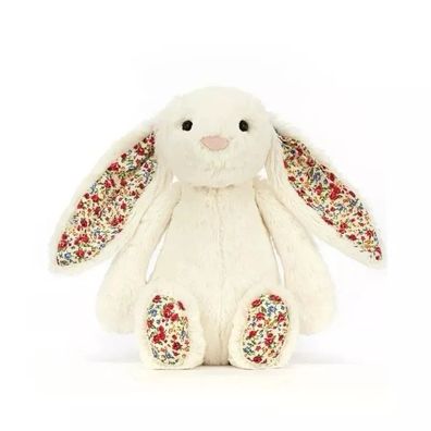 Jellycat Blossom Bashful Bunny Plush Rabbit Sitting Height 31cm Cream