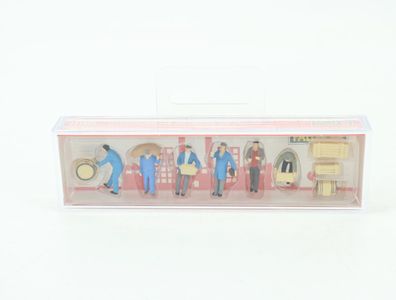 Faller H0 151609 Figuren-Set "Speditionsarbeiter mit Paketen und Fässern" 1:87