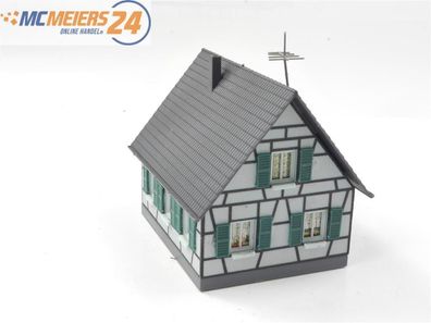 Faller H0 Gebäude Haus Fachwerkhaus Wohnhaus / Licht E585a