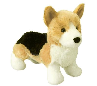Tri-Corgi "Shorty" HUND Plüschtier Stofftier Kuscheltier Plüsch H=16cm L=19cm