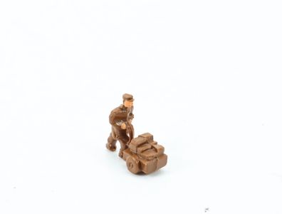 Wiking H0 1208/1I Zubehör Figur Handwagenfahrer Typ 1 ockerbraun 1:87