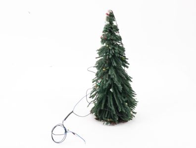 Spur H0 Ausschmückung Tannenbaum Weihnachtsbaum Christbaum / Licht LED