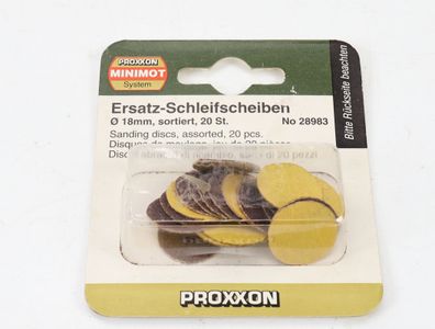 Proxxon 28983 Ersatzteil Zubehör Ersatz-Schleifscheiben 20Stck