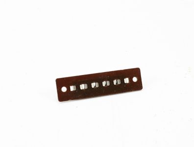 Zubehör Verteilerleiste Verteilerplatte schwarz 5x Anschlüsse für Modellbahn