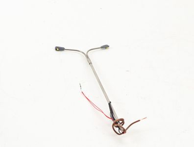 Spur H0 Lampe Leuchte Peitschenleuchte Straßenlaterne 2-flammig / LED