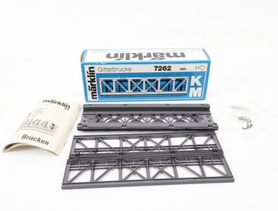 Märklin H0 7262 Bausatz Brücke Kastenbrücke Gitterbrücke für K-Gleis und M-Gleis