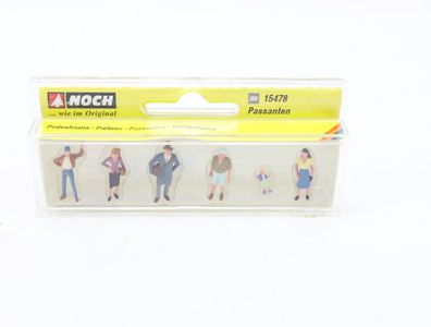 Noch H0 15478 Figuren Passanten 6-tlg