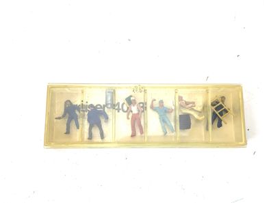 Preiser H0 Figuren 6-tlg. Bahnpersonal und Arbeiter 1:90 1:87