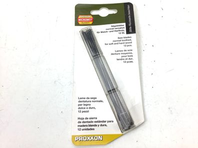Proxxon 28743 Sägeblätter mit Querstift 127mm normal verzahnt 12 Stück