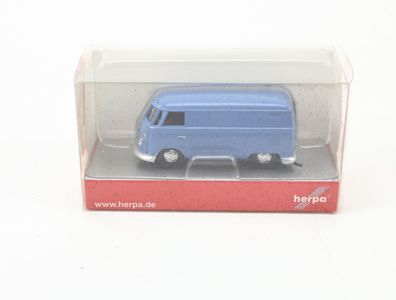 Herpa H0 090469 Modellauto VW T1 Kasten blau 1:87