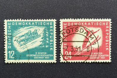 DDR MiNr. 280-281 gestempelt (AJ 877)