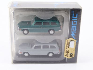 Herpa H0 Set Modellauto PKW Audi 60 Avant hellgrau, grün 1:87