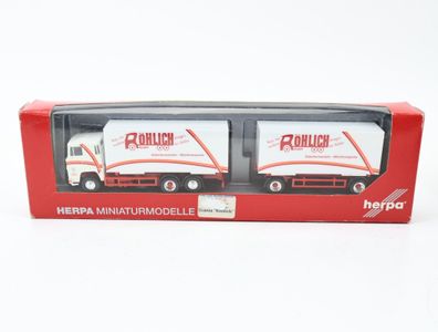 Herpa H0 156905 Automodell Scania 111 Spedition Röhlich Güterfernverkehr 1:87