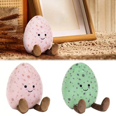 Jelly*cat Eggsquisite Egg GREEN & PINK BNWT Lovely Breakfast Easter Egg Retired