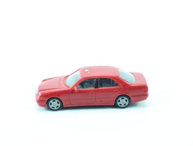 Herpa H0 Modellauto PKW MB E-Klasse 99 W210 Limousine Rot 1:87
