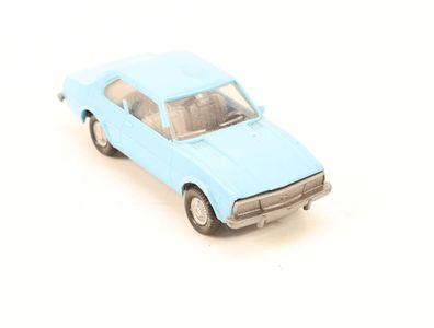 Wiking H0 Modellauto PKW Opel Ascona Berlin-W Hellblau 1:87