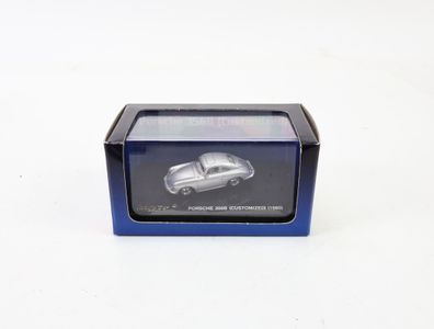 Ricko H0 38866 Modellauto PKW Porsche 356B (Customized 1960) metallic grau 1:87