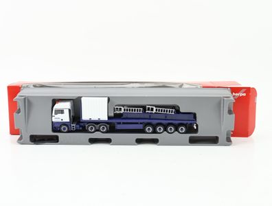 Herpa H0 305129 Modellauto LKW Rungen-Sattelzug MAN TGX XLX RuSz "Wasel-Krane"
