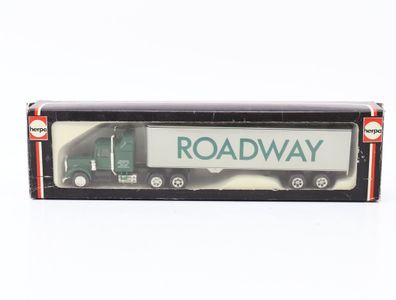 Herpa H0 950229 Modellauto LKW Sattelzug Kenworth Roadway 1:87