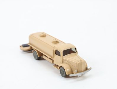 Wiking H0 1142/2A Modellauto LKW Sprengwagen MB 5000 beige 1:87