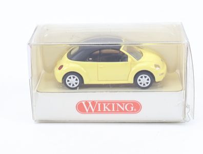 Wiking H0 032 40 26 Modellauto PKW New Beetle Cabriolet Gelb/Schwarz 1:87