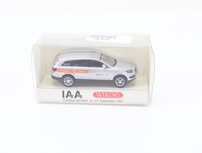 Wiking H0 133 04 Modellauto Audi Q7 IAA "Service Mobil" Silber/Orange 1:87