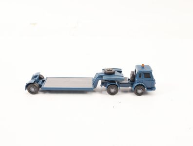 Wiking H0 722/1C Modellauto LKW Tieflader International Harvester azurblau 1:87