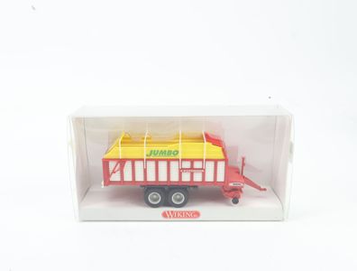 Wiking H0 381 40 28 Modellauto Heuladewagen Pöttinger Gelb Rot 1:87