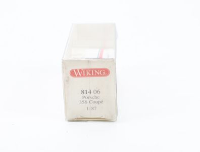 Wiking H0 814 06 Modellauto PKW Porsche 356 Coupé IAA Weiß 1:87