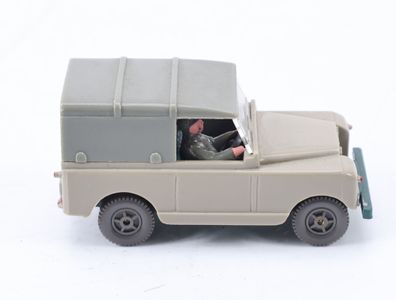 Wiking H0 454/2HE Modellauto PKW Land Rover gelbgrau diamantgrün 1:87