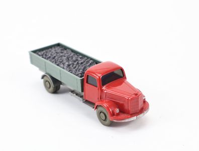 Wiking H0 609/1C Modellauto Pritschen LKW MB 3500 mit Kohleladung 1:87