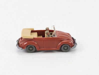 Wiking H0 304/5EB Modellauto PKW VW Käfer Cabrio Typ 2 korallenrot beige 1:87