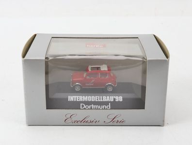 Herpa H0 Modellauto PKW Mini Cooper Intermodellbau 1998 Dortmund 1:87