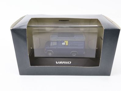 Herpa H0 B 6 600 0118 Modellauto PKW MB T2 Vario Blau Werbemodell 1:87