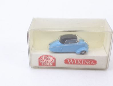 Wiking H0 812 02 Modellauto Messerschmitt KR 201 Blau 1:87